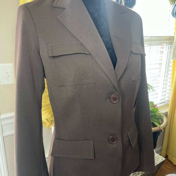 Brown Office Blazer by View Size 8 - Picture 2 of 5